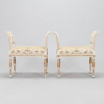 Banketter, ett par, omkring år 1800, Sengustavianska.