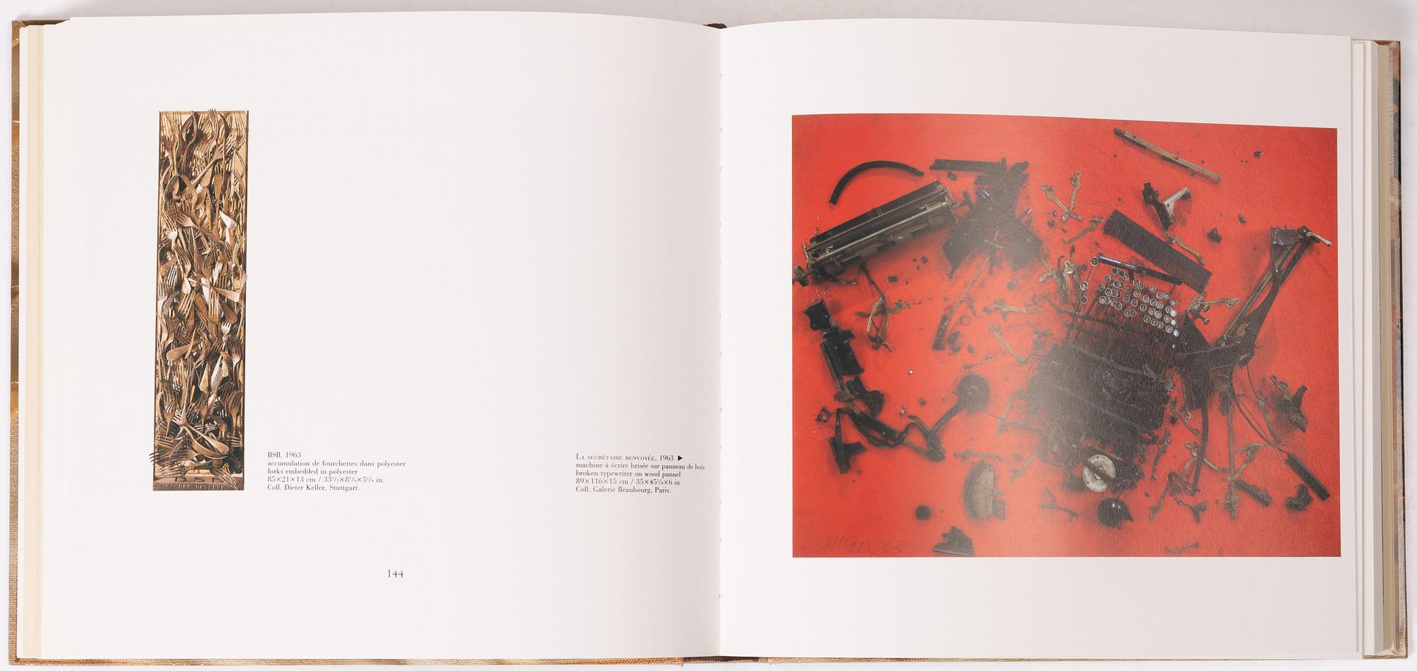 Arman (Armand Pierre Fernandez), Bok med två litografier, Edition GKM Siwert Bergström, 1987.