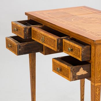 An late 19th-century writing desk, Italy.