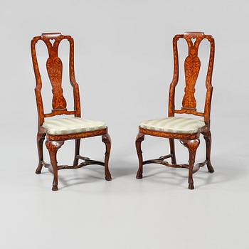 STOLAR, ett par, senbarockstil, 1900-talets början.