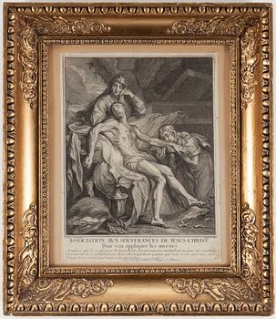 Antoine Dieu · ANTOINE DIEU, After. Engraving. 17/18Th Century.