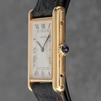 Cartier, Tank Louis, "Guilloché Dial", ca 2000.