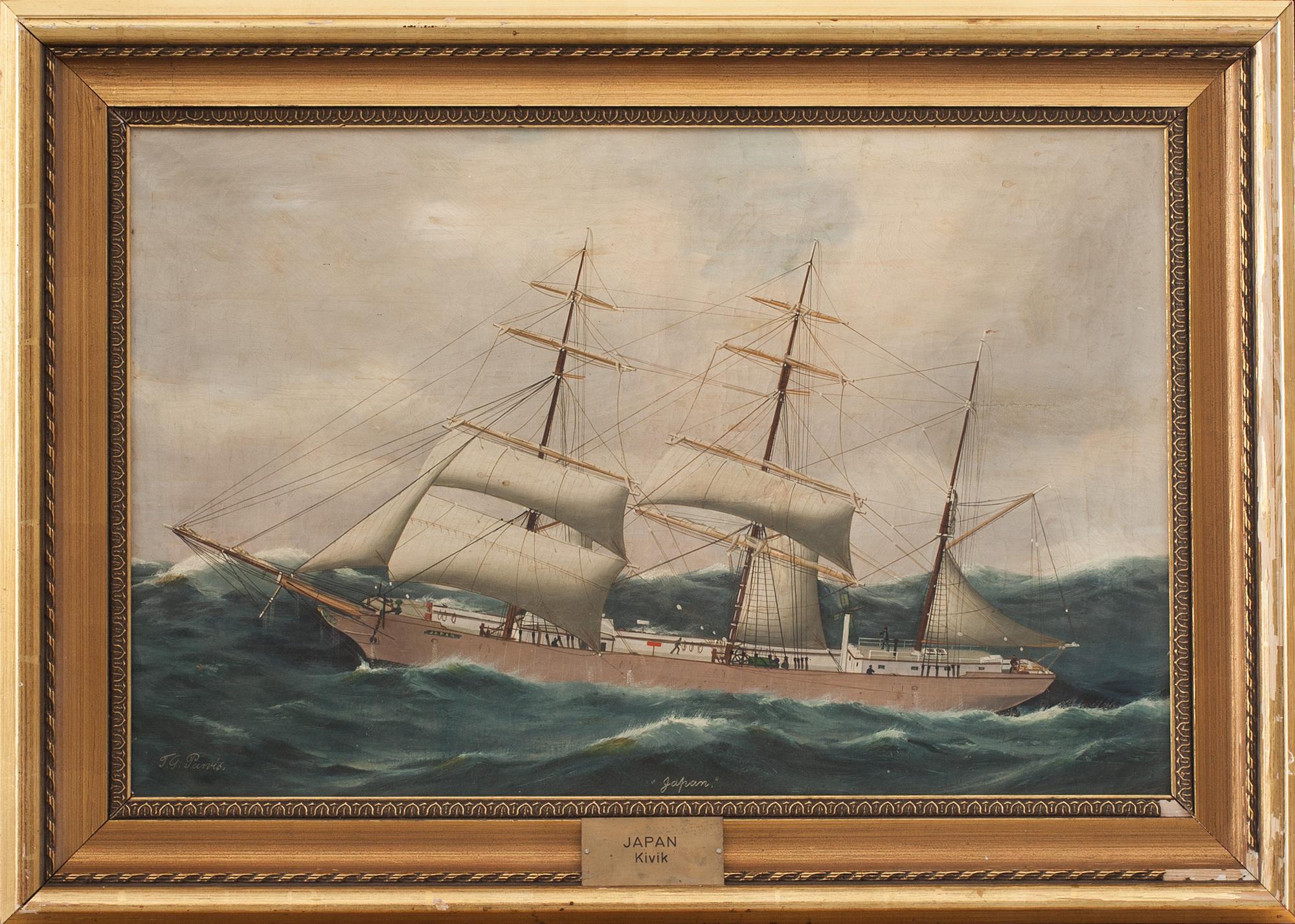 THOMAS G. PURVIS, olja på duk. Signerad.