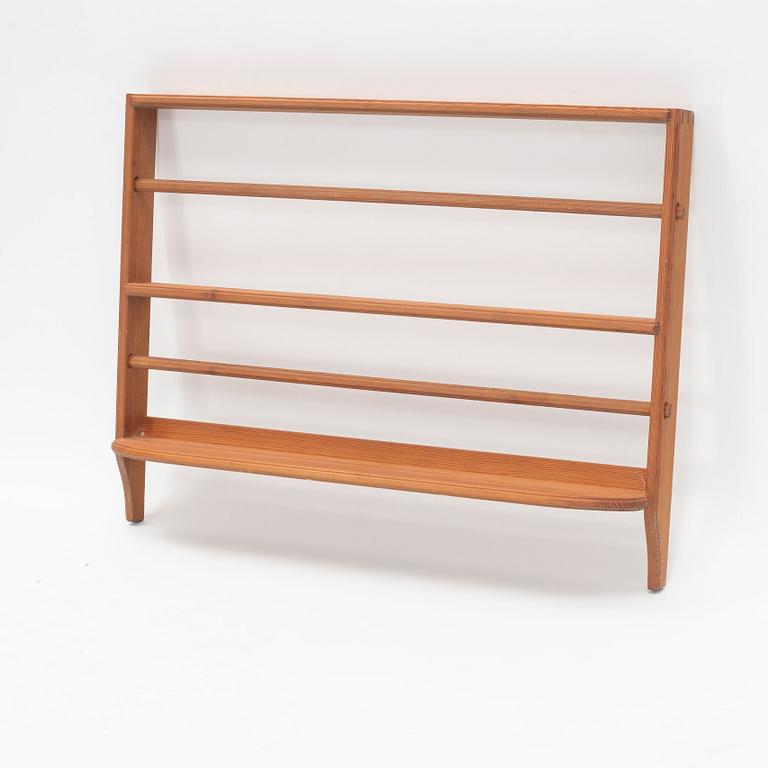 Carl Malmsten, a plate rack from the 'Kisa' series, second half of the 20th Century.