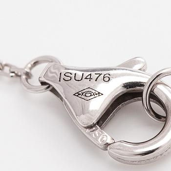 Cartier, an 18K white gold 'C de Cartier' necklace with a brilliant-cut diamond.