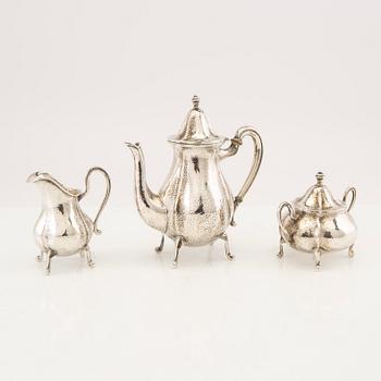 Moccaservis 3 dlr silver 1900-talets första hälft.