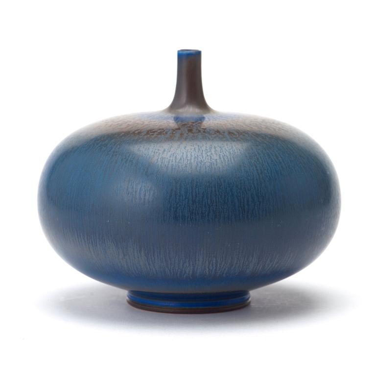 Berndt Friberg, a stoneware vase, Gustavsberg studio 1965.