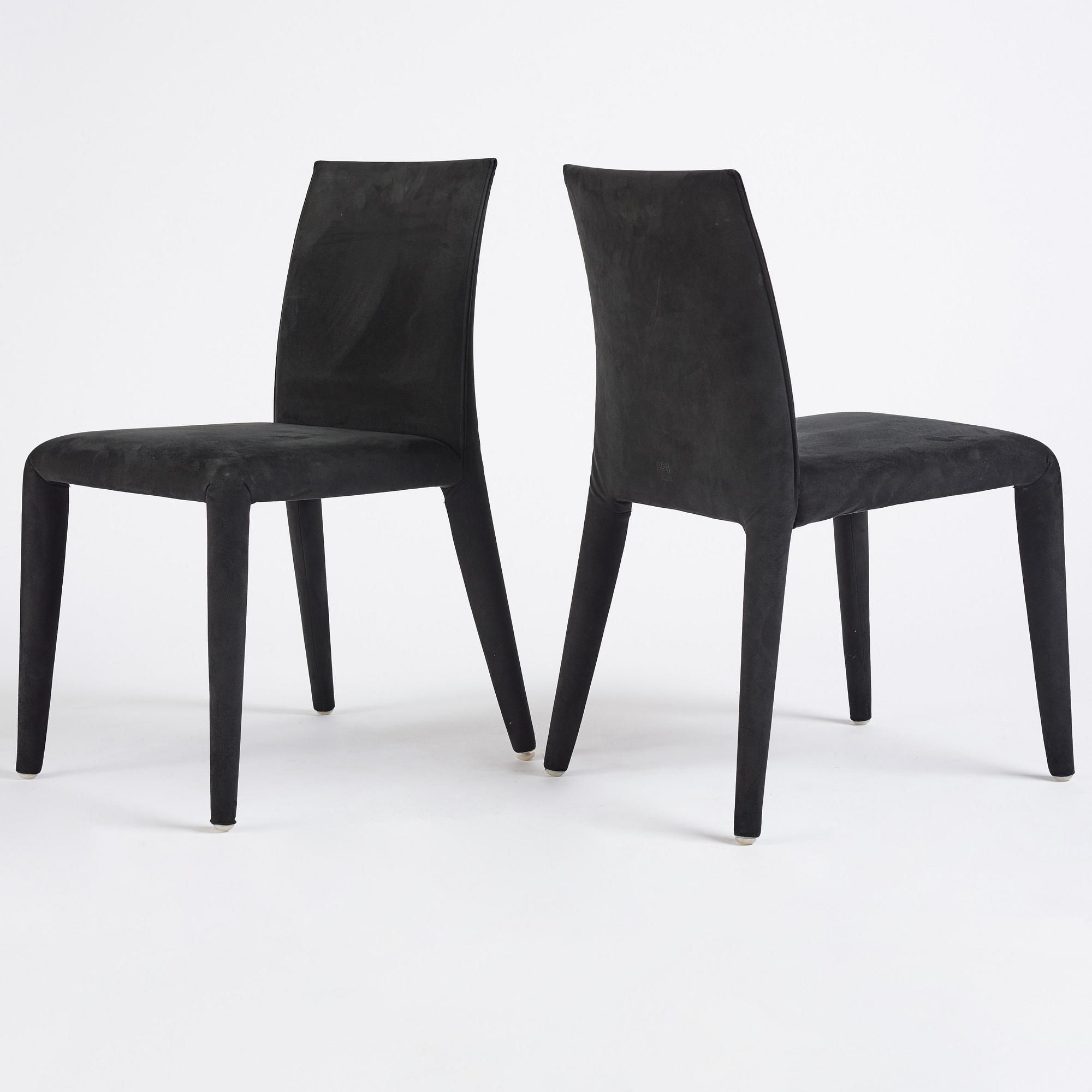Mario Bellini, "Vol au vent", 8 chairs, Maxalto, B&B Italia, post 2001.