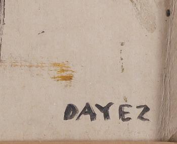 GEORGE DAYEZ, gouache, signerad.