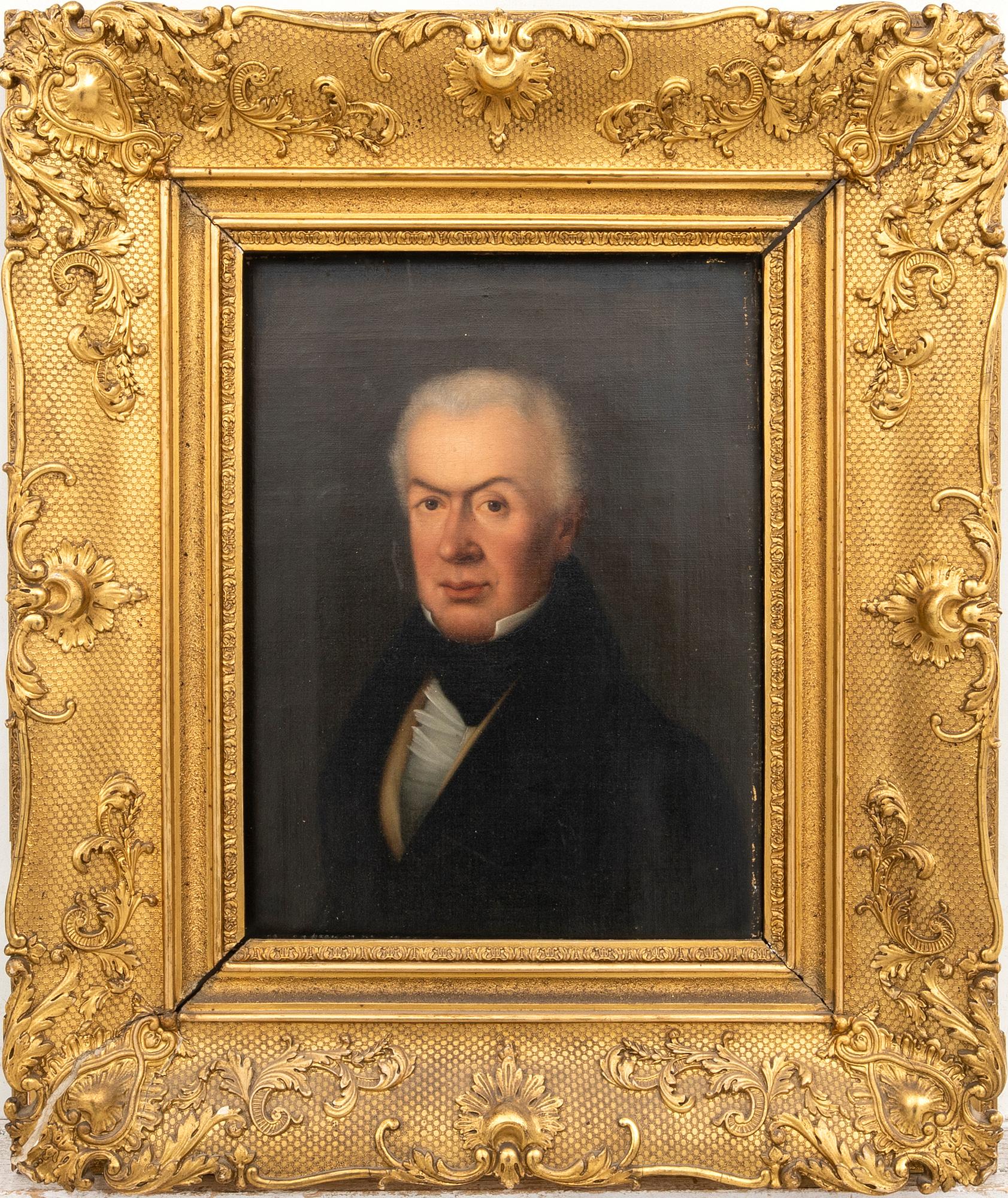 Unknown artist 19th century, Portrait depicting Charles Eduard Delaval.