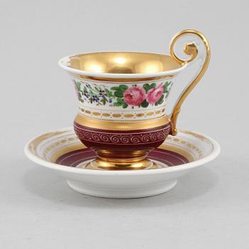 KOPP, porslin, empire, Mellaneuropa, 1800-tal.