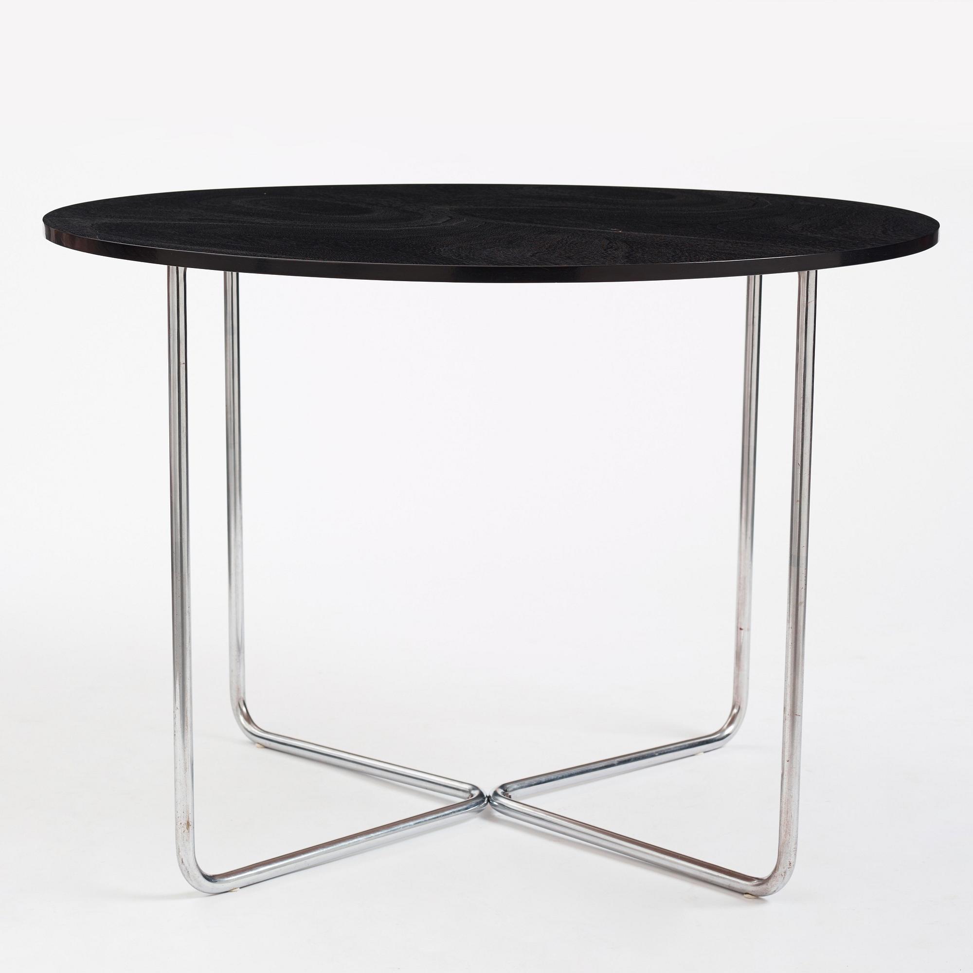 Marcel Breuer, a table, model "B27", Thonet, 1930s.