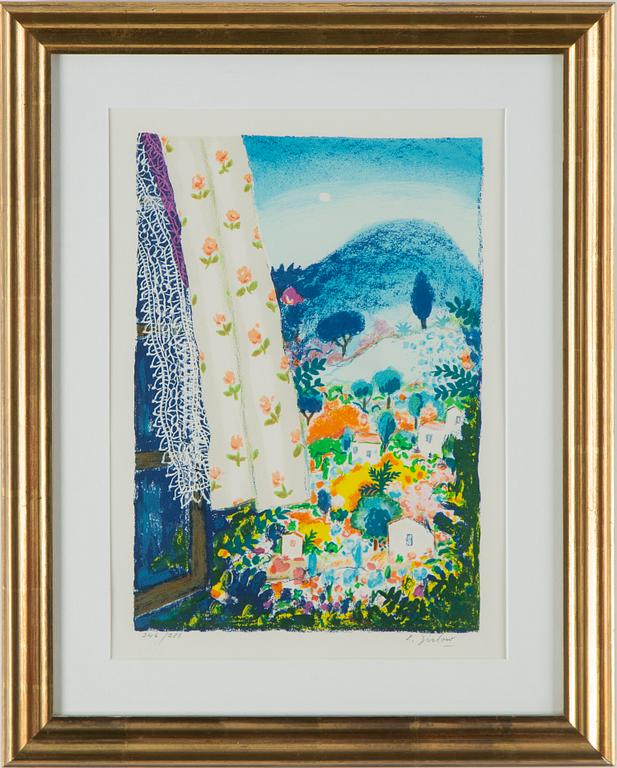 LENNART JIRLOW, lithograph in colours, signed 246/285.