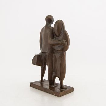 Eric Elfwén, skulptur signerad Mönsterås gjuteri.