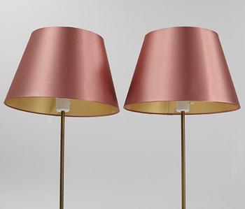 A pair of floor lamps, Falkenbergs Belysning, second half of the 20th century.