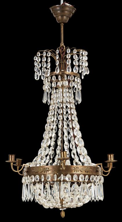 LJUSKRONA, gustaviansk stil, 1900-tal. h 80.