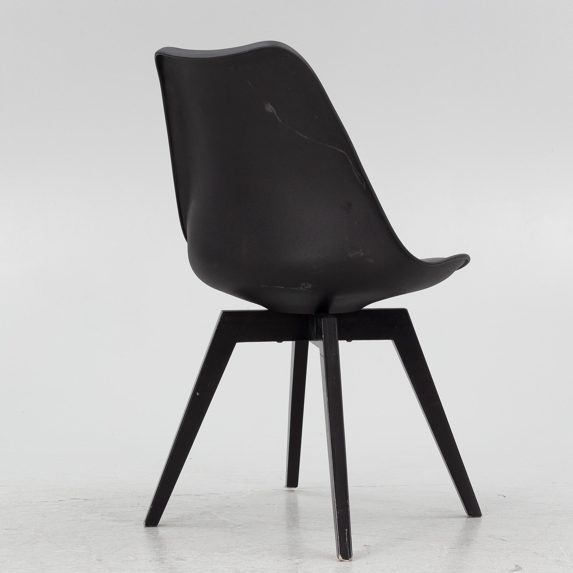 Chairs, 8 pcs, contemporary production.