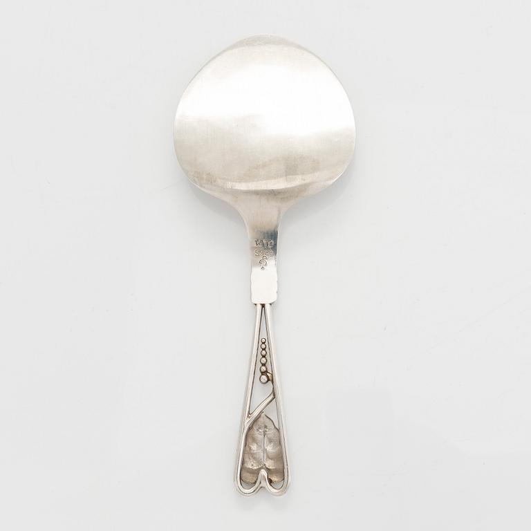 Georg Jensen, serveringsspade, silver, 1904-1908. Modell G.I. 71.