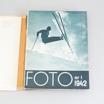 Swedish photo magazine, 1939-1947.