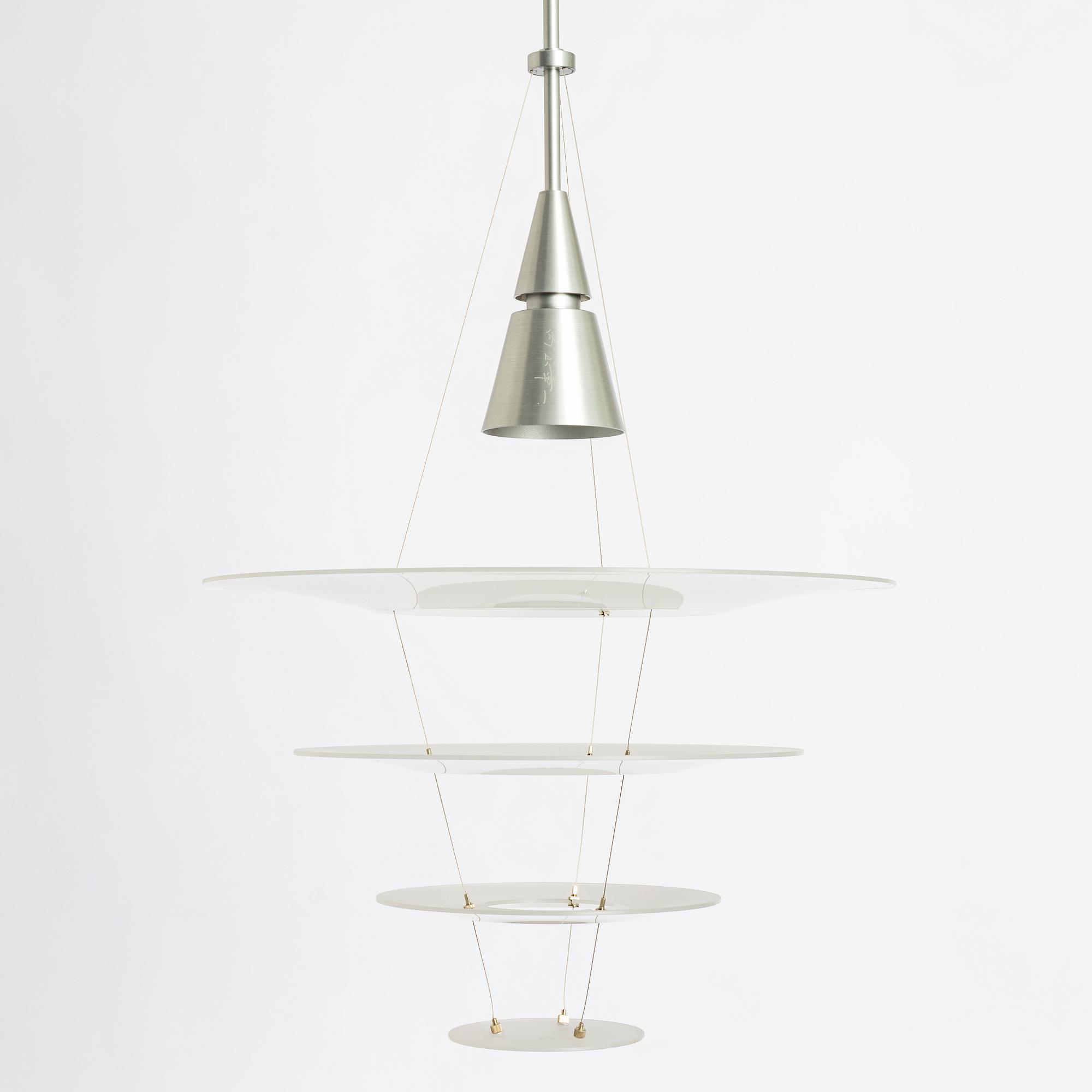 Shoichi Uchiyama, pendant lamp, "Enigma" for Louis Poulsen Denmark, late 20th century.