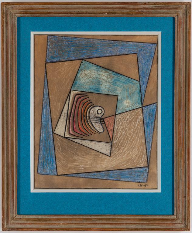 LARS ENGLUND, Pastel, signed and dated -51.