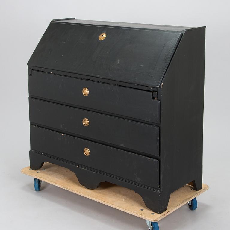 Skrivsekretär, 1800-talets första hälft.