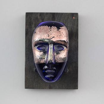 SKULPTUR, glas, Bertil Vallien, Kosta Boda, signerad.