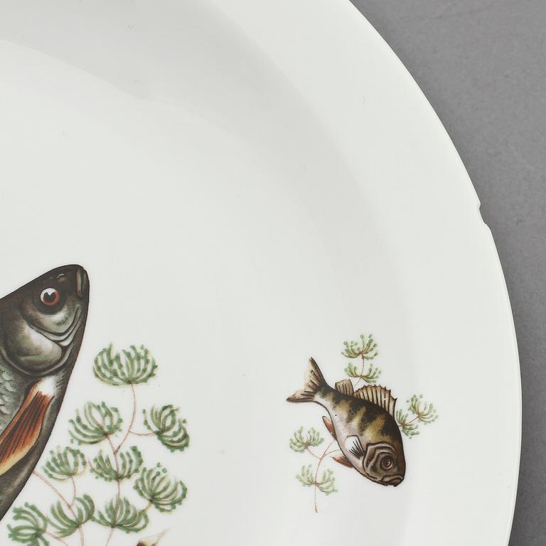 SERVISDELAR, 15 st, Rörstrand, 1900-tal.