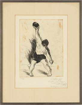 Evert Lundquist, The Weightlifter.