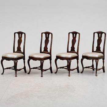 STOLAR, 4 st, senbarockstil, omkring 1900.