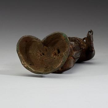 GUANYU, brons. Mingdynastin, 1600-tal.