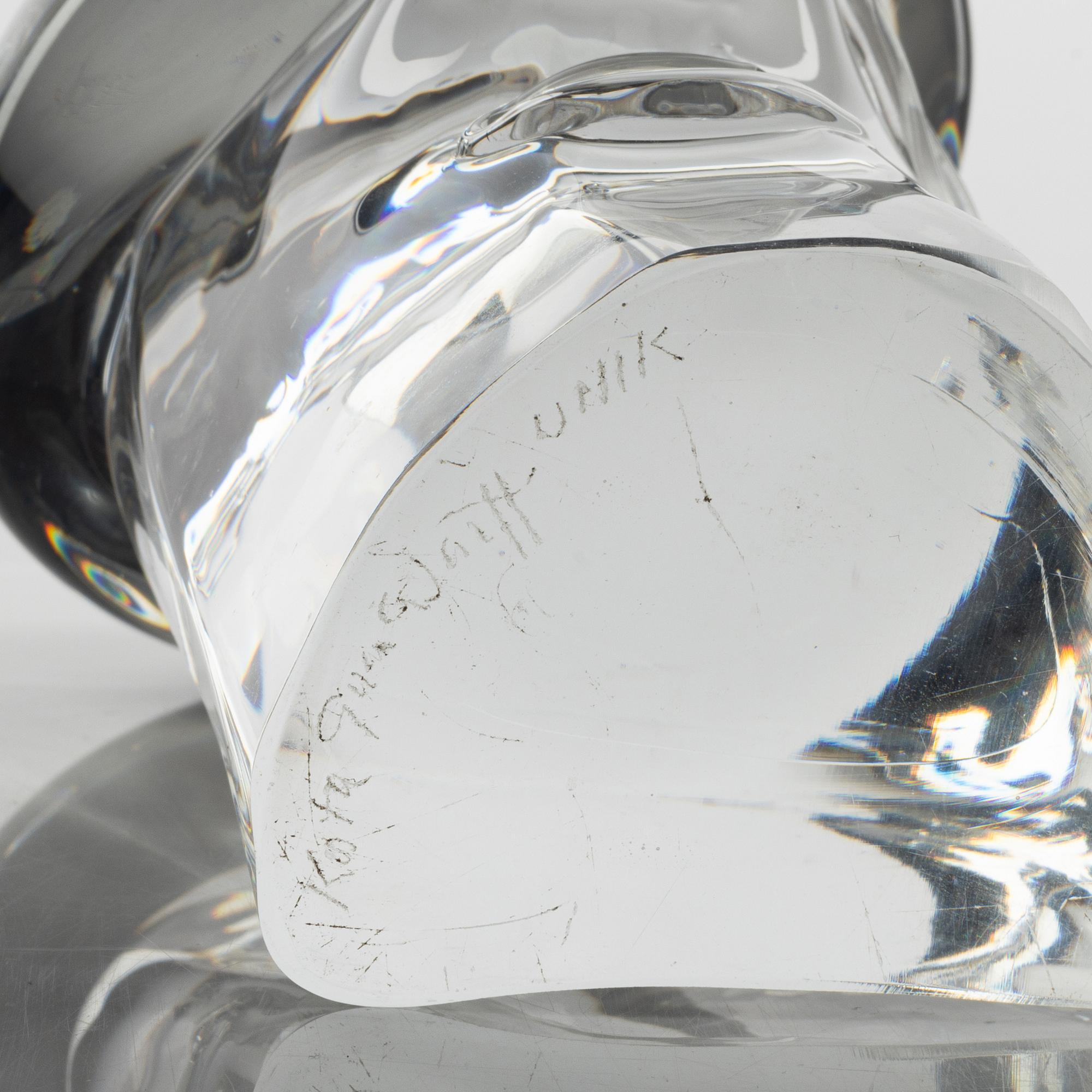 Göran Wärff, skulptur, unik, Kosta.