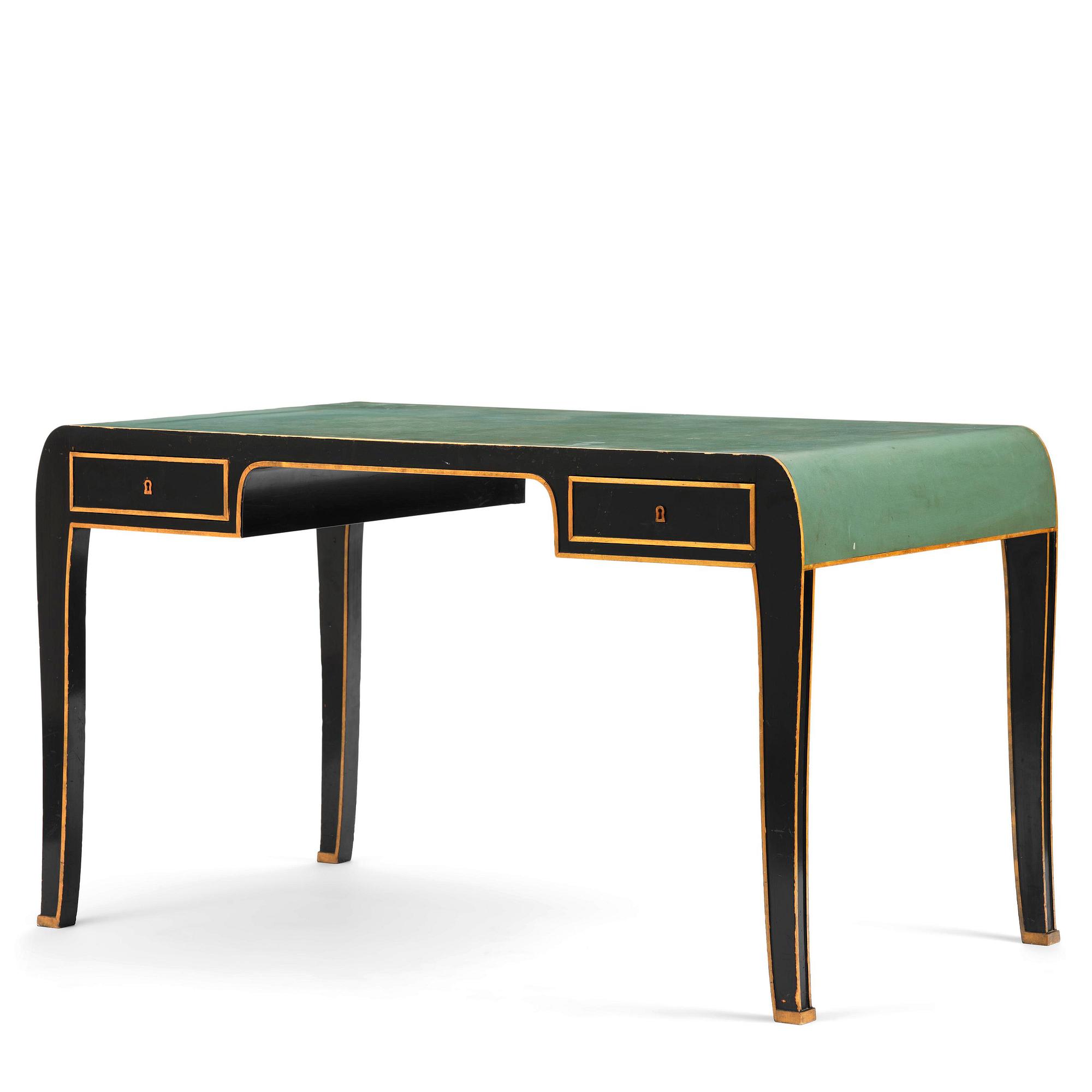 Carl Hörvik, a Swedish Grace desk, Nordiska Kompaniet, for Les Arts Décoratifs Suédois, Paris, 1928.