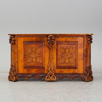 KNUT FJAESTAD, a folk art sideboard, Sweden, the former part of the 20th C.