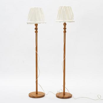 Yngve Ekström, golvlampor, ett par, "Lystella", Swedese.