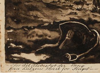 OKÄND KONSTNÄR, tucshlavering, 1700/1800-tal.