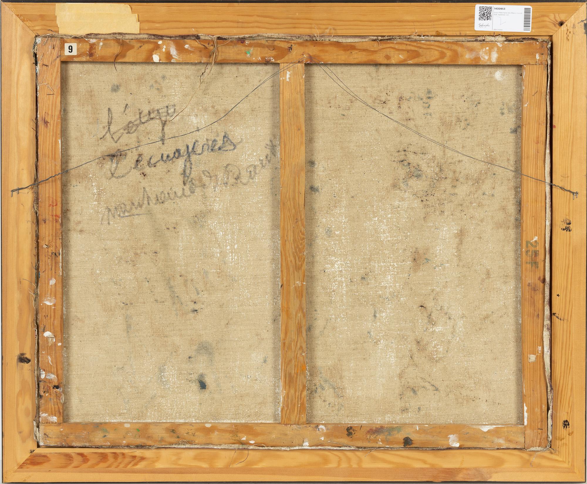 Louis Marchand des Raux, oil on canvas, signed.