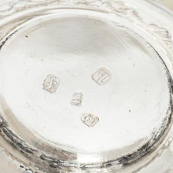 A British silver tankard, mark of John Kidder, London 1783.