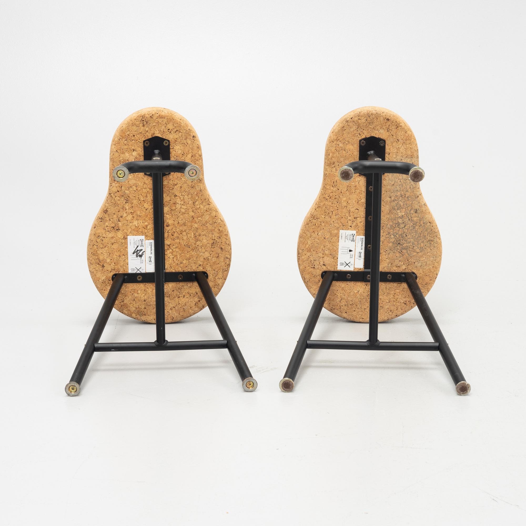 Ilse Craford, a pair of 'Sinnerlig' stools, IKEA.