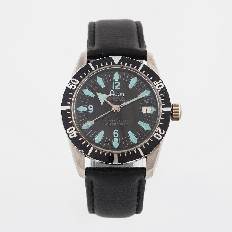 AGON, wrist watch, 36 mm.