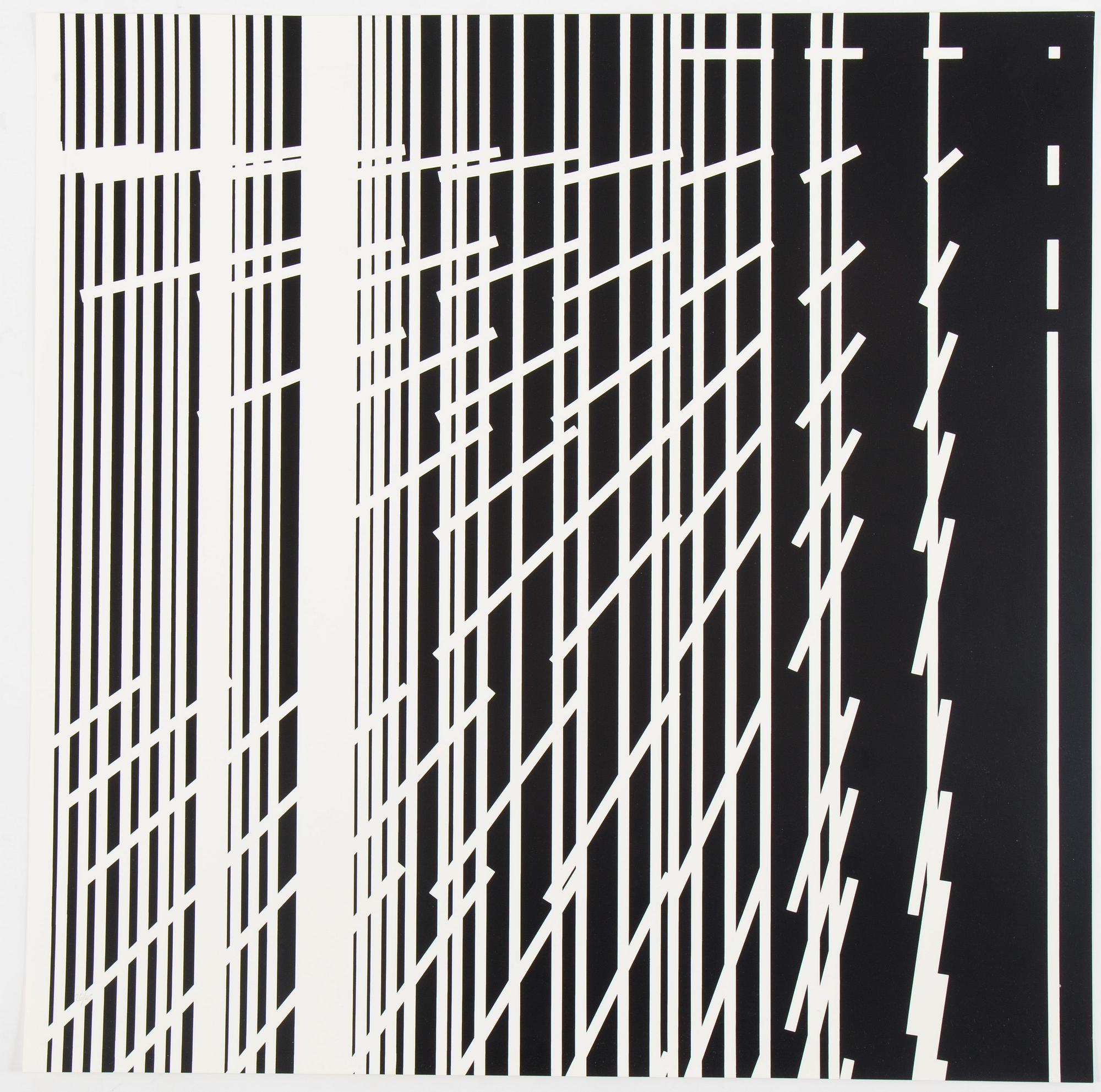 PARTI GRAFIK, 9 delar, mesta dels litografier, b.la C Göran Karlsson, Malcom Morley mm, samtliga signerade.