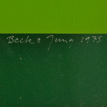 BECK & JUNG (HOLGER BÄCKSTRÖM & BO LJUNGBERG), multipel. Signerad och daterad 1975, numrerad 21/75.