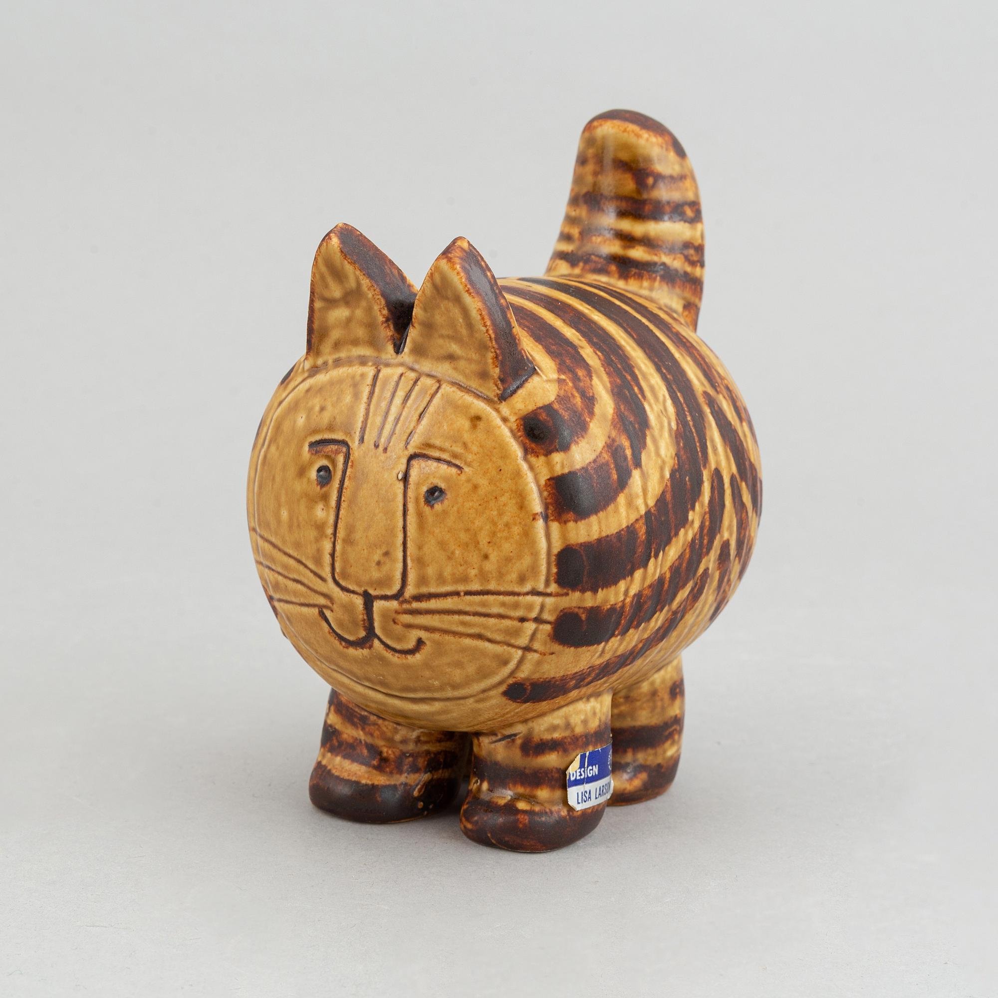 Lisa Larson, three stoneware figurines for Gustavsberg.