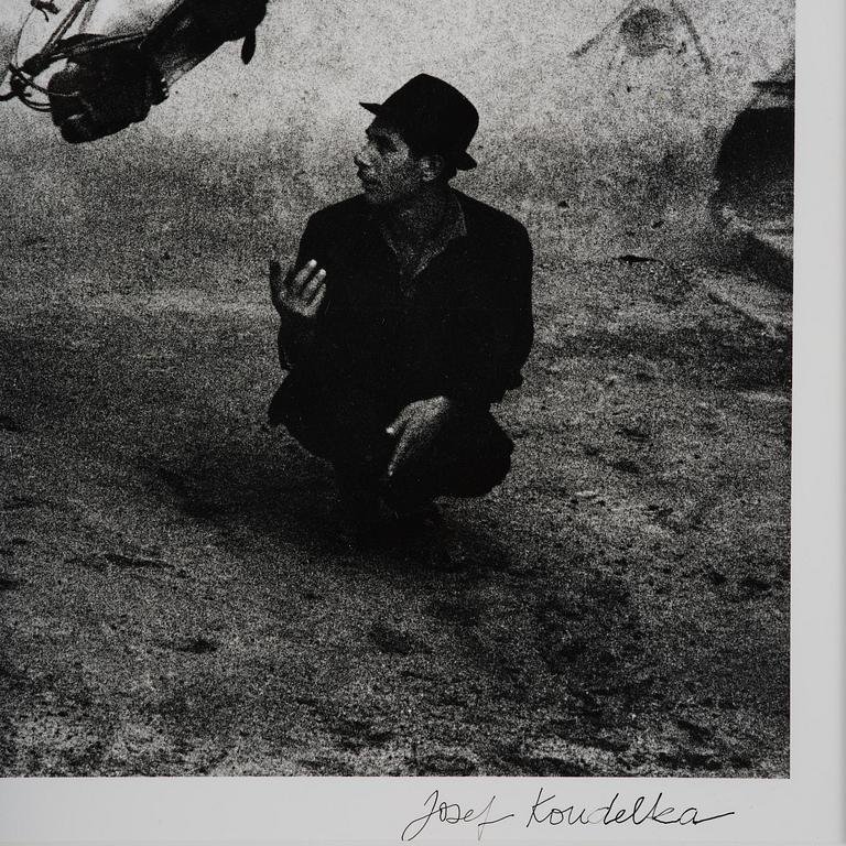 Josef Koudelka, "Man with Horse, Romania, 1968".