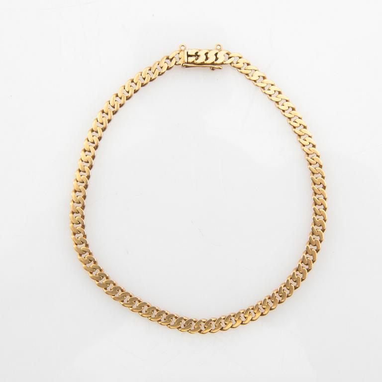 Armband Pansarlänk 18K guld.