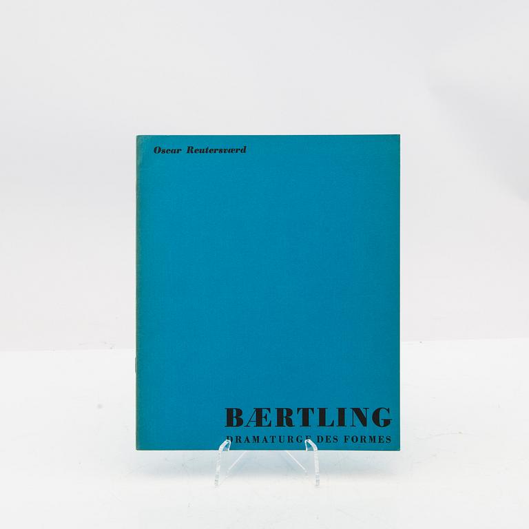 Oscar Reutersvärd, Utställningskatalog, "Baertling Dramaturge des Formes", Galerie Denise René, Paris, 1958.