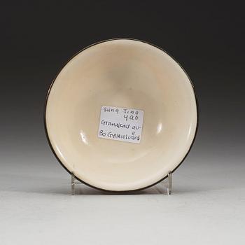 A blanc de chine bowl, Ming dynastin (1368-1643).
