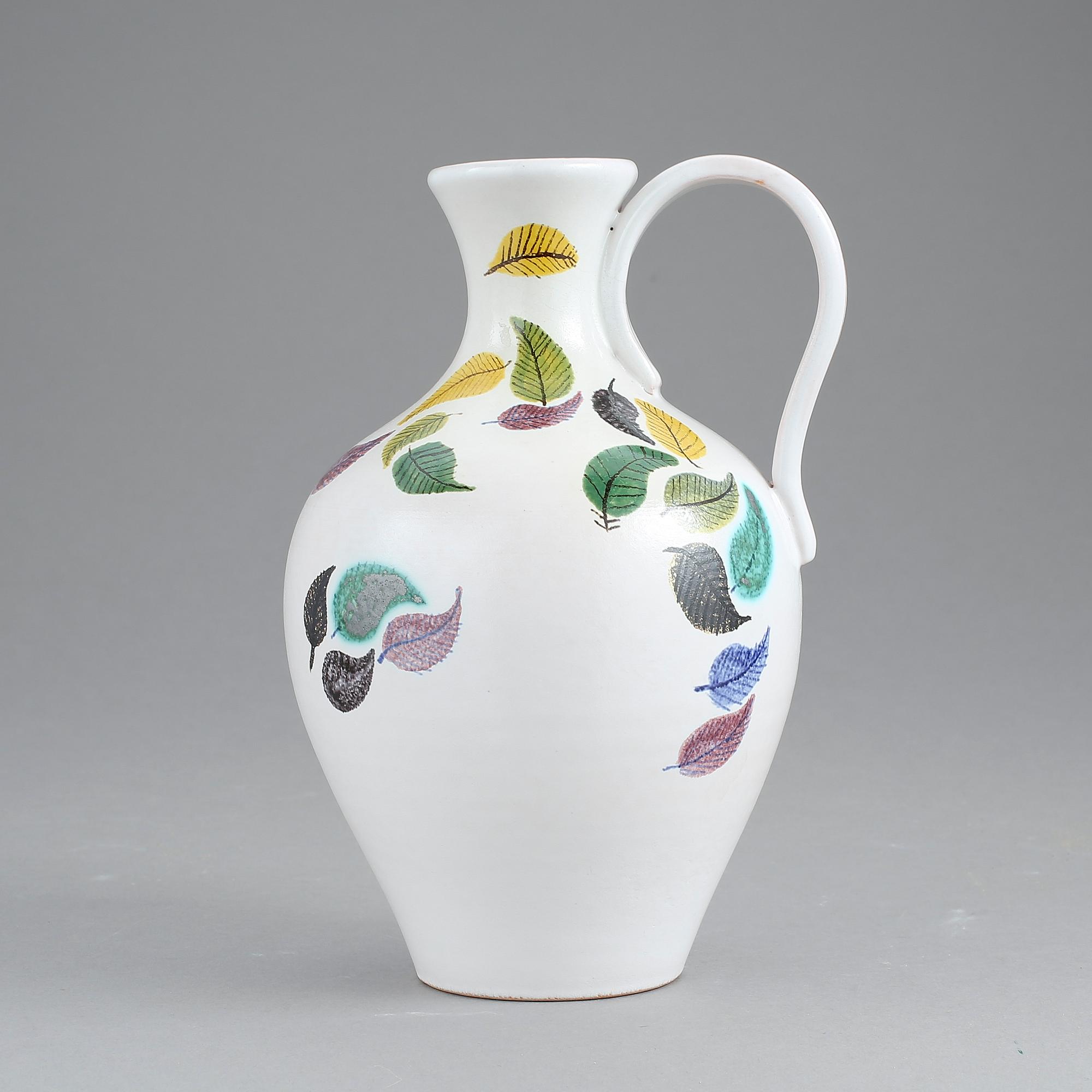 VAS, fajans. Stig Lindberg, Gustavsberg studio, 1940-tal.