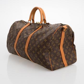 Louis Vuitton, A Monogram 'Keepall Bandouliere 50' weekendbag.