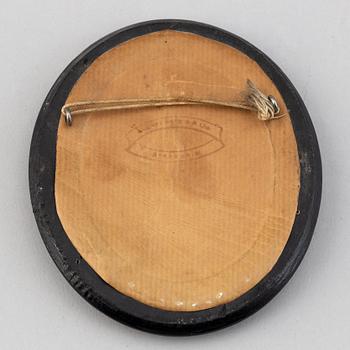 Unknown artist 19th Century. Miniature. Unsigned.